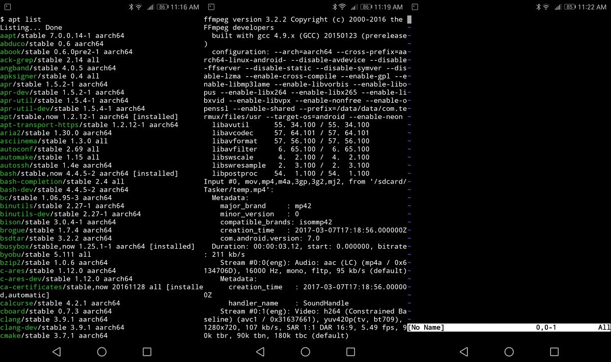 show bluetooth mac in terminal emulator android commands